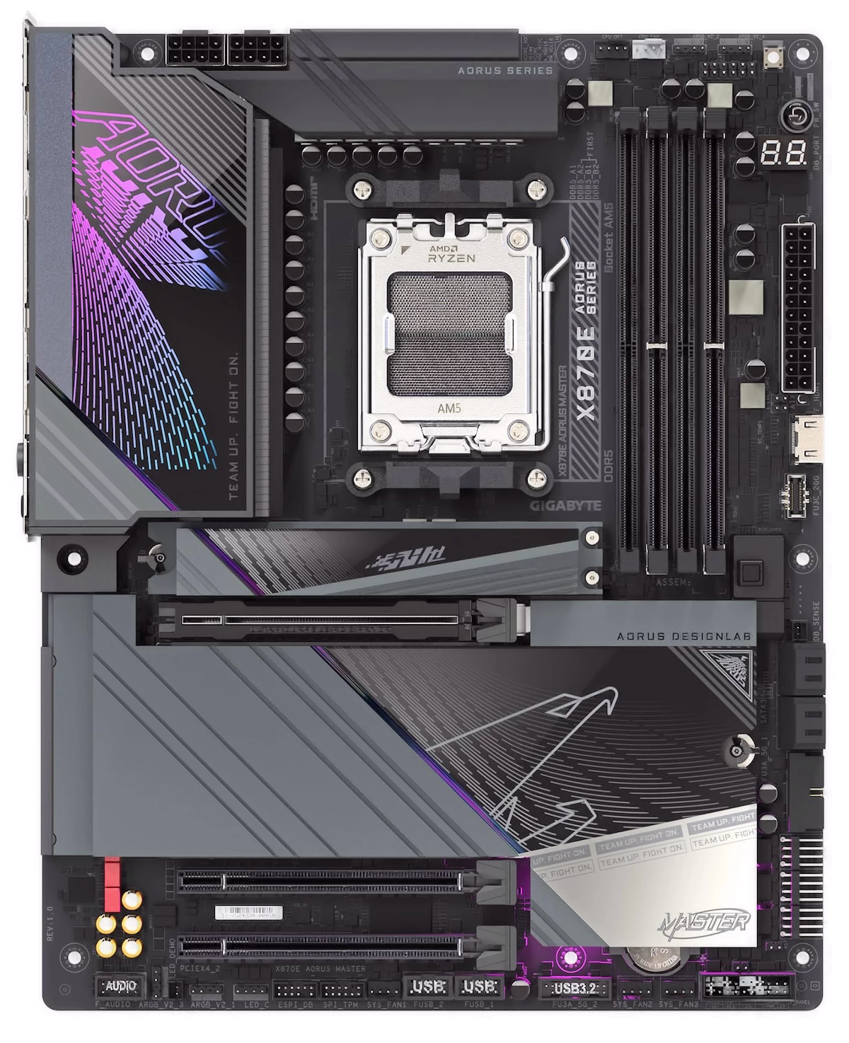 GIGABYTE X870E AORUS MASTER Montaje Gaming PC Coslada